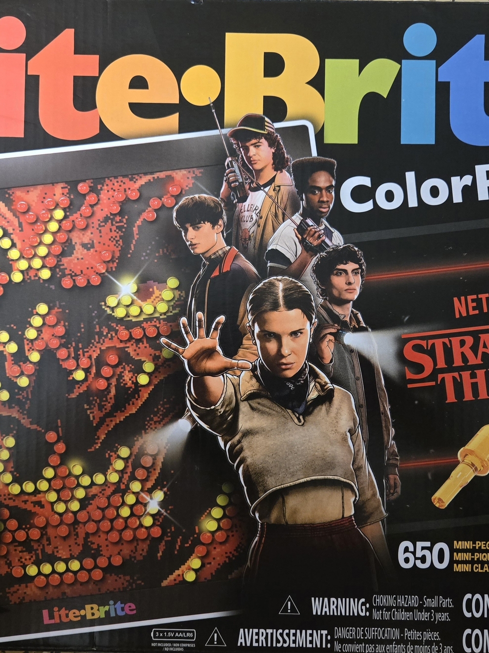 Lite-Brite Stranger Things Edition